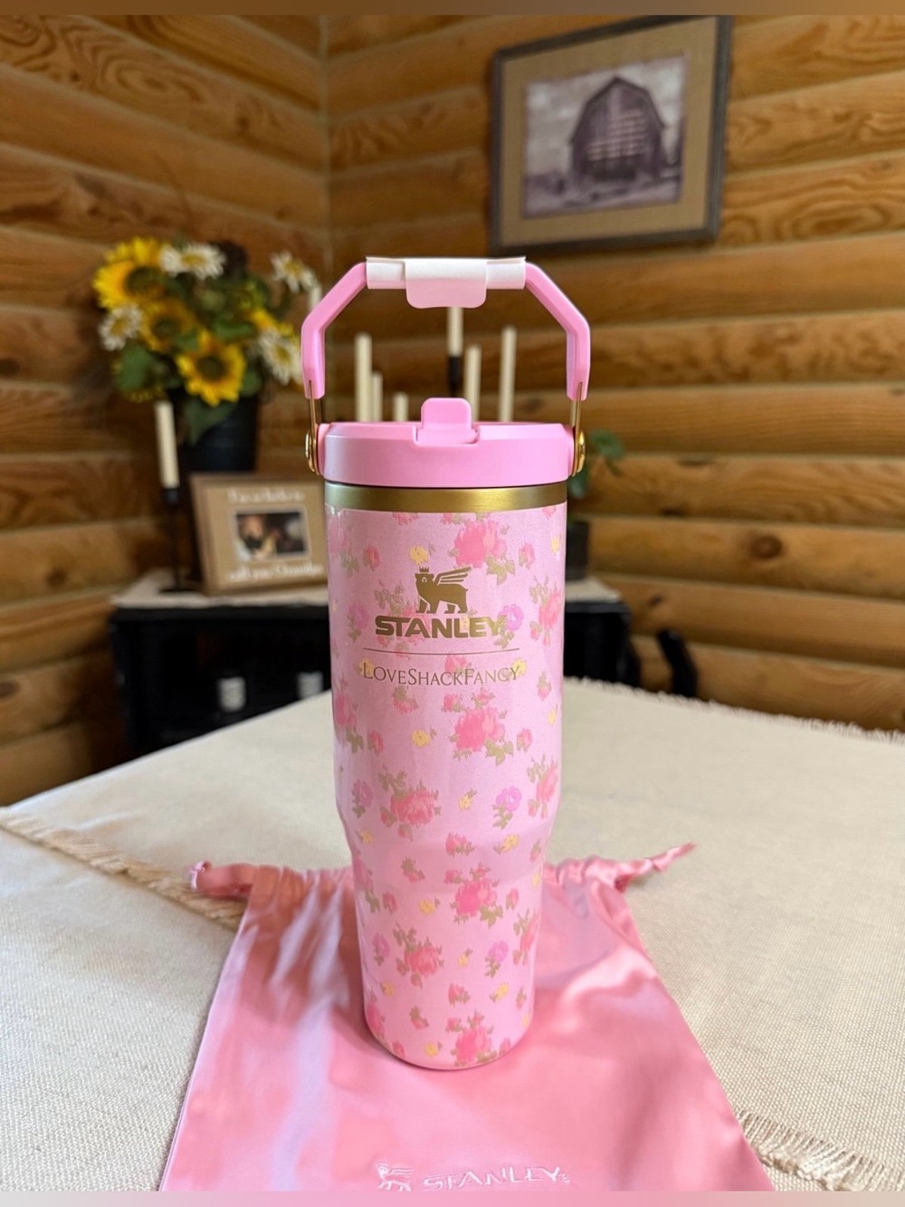STANLEY + LOVESHACKFANCY 30oz IBIZA SUNSET Flip Straw Tumbler